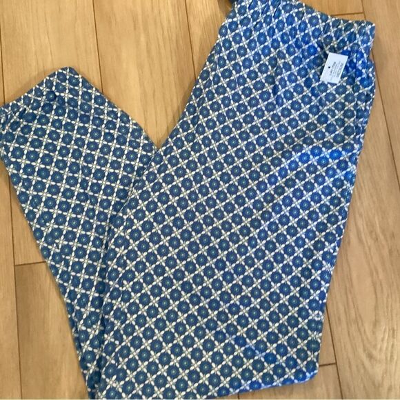 NWT. Jenni Brand Women’s 2 PC Pajama Set Size Medium in Blue and White - Picture 12 of 14